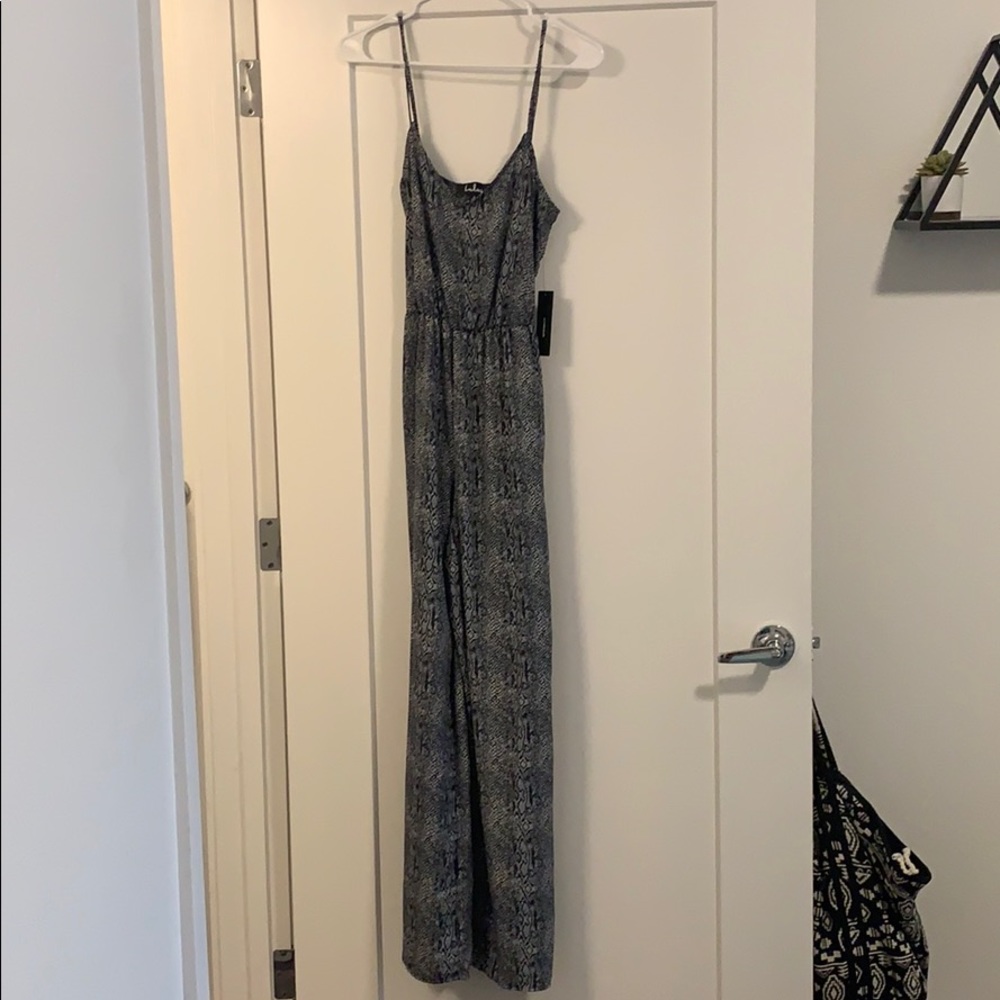 Lulus Snake Skin Print Jumpsuit